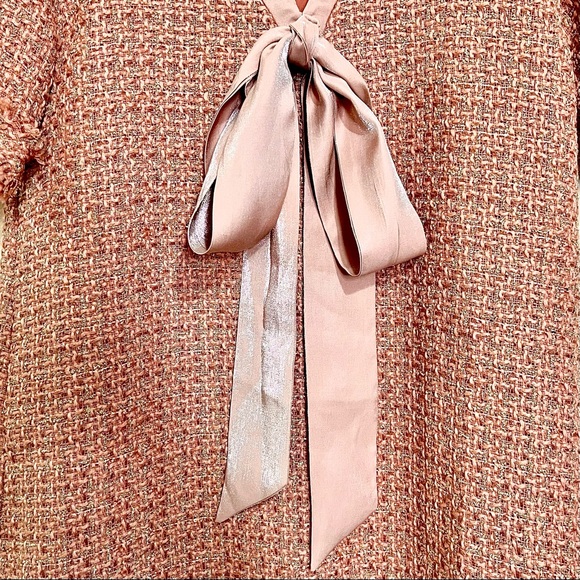 NWT Sister Jane Coral Tweed Dress - Picture 3 of 12